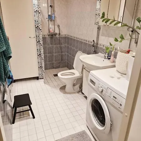 Saunallinen Yksioe Raision Keskustassa Apartament